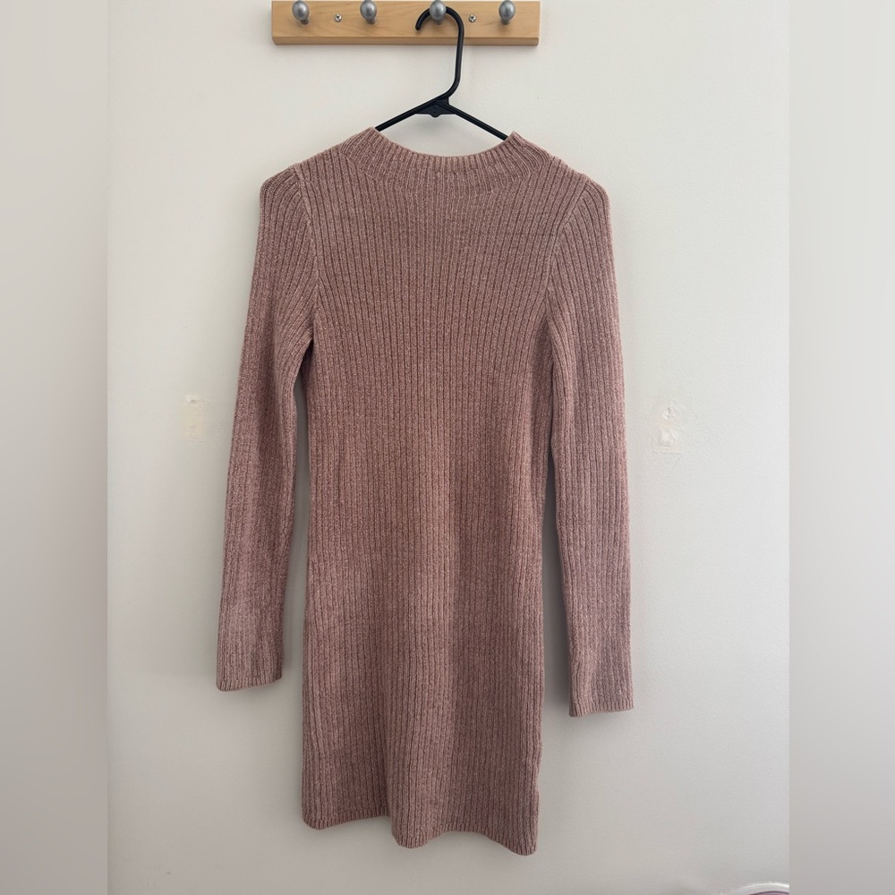 Kimchi Blue Light Pink Knitted Sweater Dress